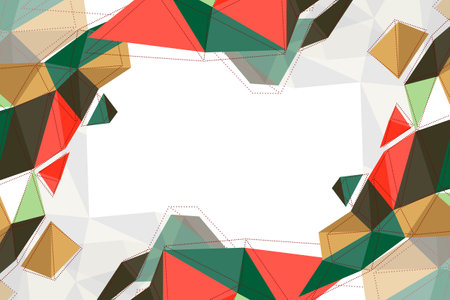 Abstract modern polygonal background. Vector illustration background.