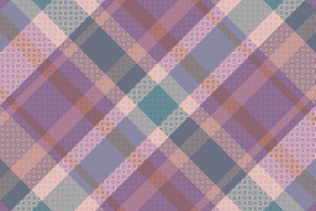 Tartan or plaid retro color pattern. Vector illustration design.のイラスト素材