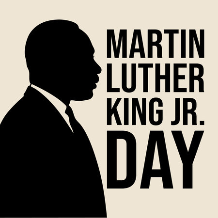 Honoring Martin Luther King Jr Legacyのイラスト素材