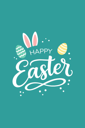 Celebrate renewal with family traditions colorful eggs and springtime joyのイラスト素材