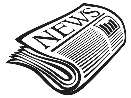 newspaper iconのイラスト素材