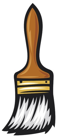 paint brushのイラスト素材