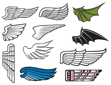 wings collectionのイラスト素材