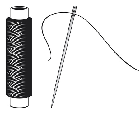 thread and needleのイラスト素材