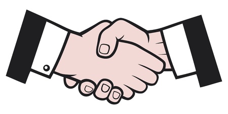 handshakeのイラスト素材