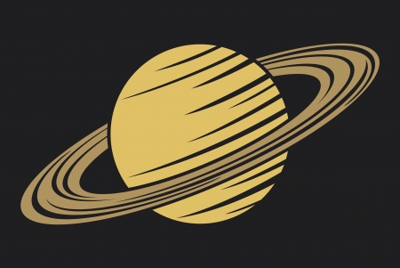 saturn planetのイラスト素材