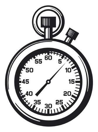 Stopwatchのイラスト素材