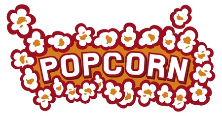 popcorn designのイラスト素材