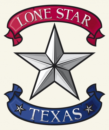 Star - Symbol of the State of Texas  Texas Lone Star のイラスト素材