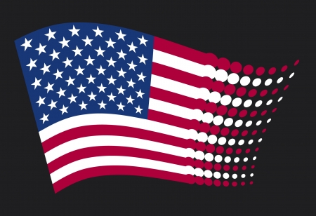 USA flag  United States of America のイラスト素材