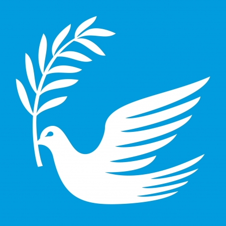 dove of peace  peace dove, symbol of peace のイラスト素材