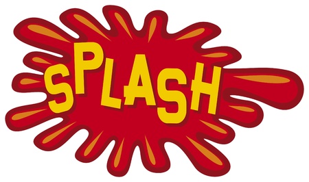 cartoon - splash  comic book splash のイラスト素材