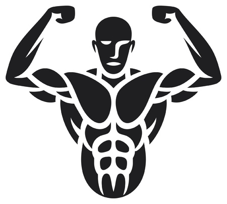 Bodybuilderのイラスト素材