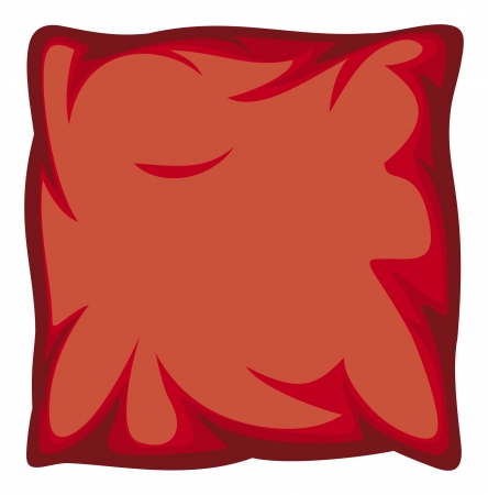 red pillowのイラスト素材