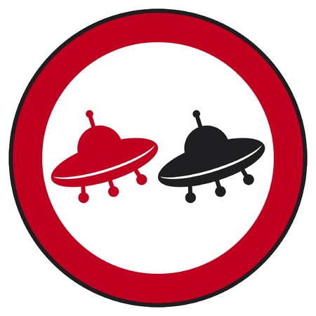 UFO no overtaking traffic sign  UFO no overtaking traffic sign  のイラスト素材