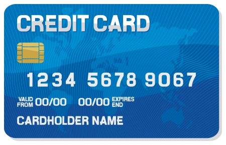 credit card with a smart chip  credit card icon のイラスト素材