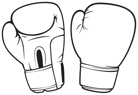 boxing glovesのイラスト素材