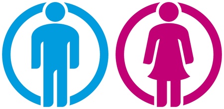 man   woman restroom sign  silhouettes of man and woman, boy girl button, wc icon, men and women toilet sign, icon male and female, man   woman icon, man and women WC sign, toilet symbol のイラスト素材
