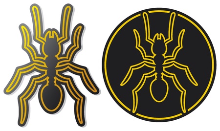 ant icon  ant symbol, ant sign, ant design のイラスト素材