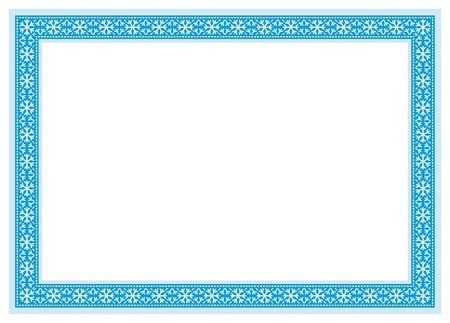 snowflakes frame  snowflake frame のイラスト素材