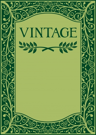 floral frameのイラスト素材