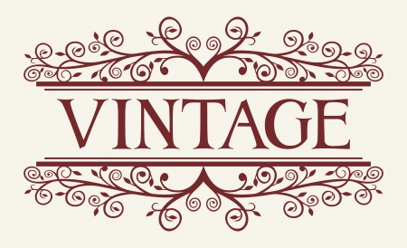 vintage style  vintage style のイラスト素材