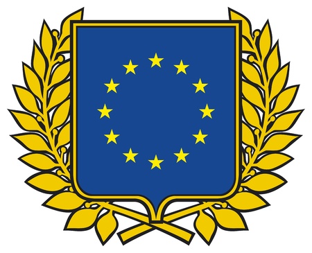 european union emblem  symbol, sign, design のイラスト素材