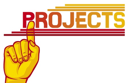 Hand Gesture  projects のイラスト素材