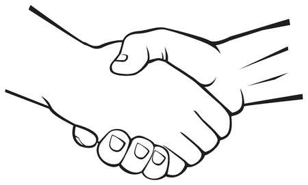 handshakeのイラスト素材