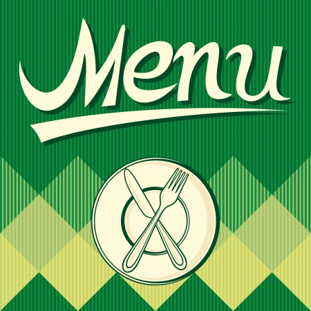 Restaurant menu designのイラスト素材