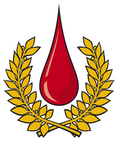 Blood drop symbolのイラスト素材