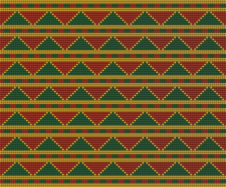 Africa-inspired pattern  ornaments, background, Seamless patterns のイラスト素材