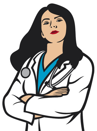 woman doctorのイラスト素材