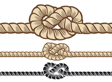 rope knotのイラスト素材
