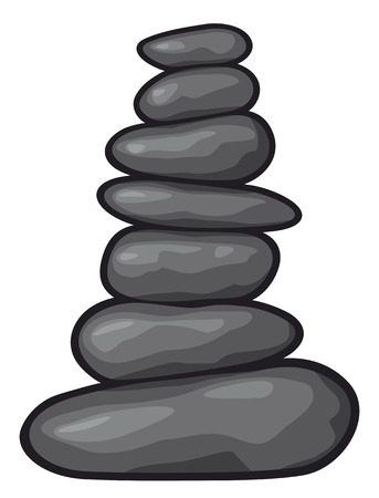 zen stonesのイラスト素材