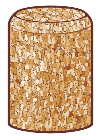 wine cork vector illustrationのイラスト素材