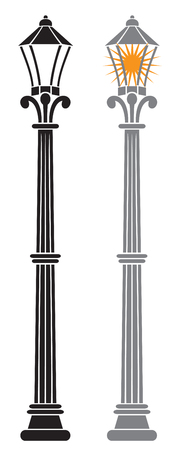 street light street lamps, street lanternのイラスト素材