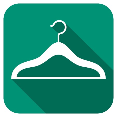 clothes hangers flat iconのイラスト素材
