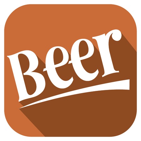 beer design flat iconのイラスト素材