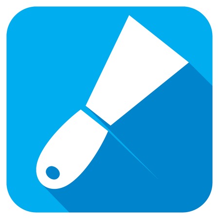 construction trowel flat iconのイラスト素材