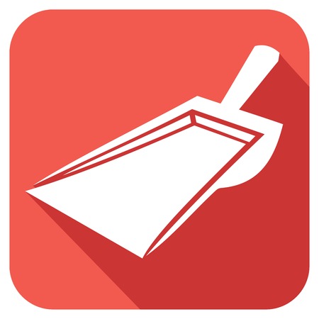 dustpan flat iconのイラスト素材