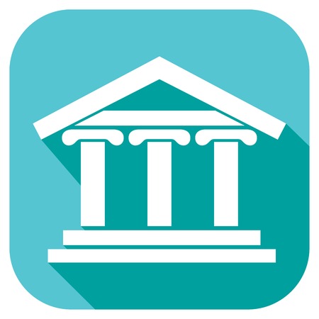 icon of court building flat iconのイラスト素材