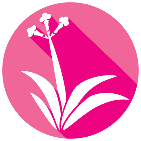 flower flat iconのイラスト素材