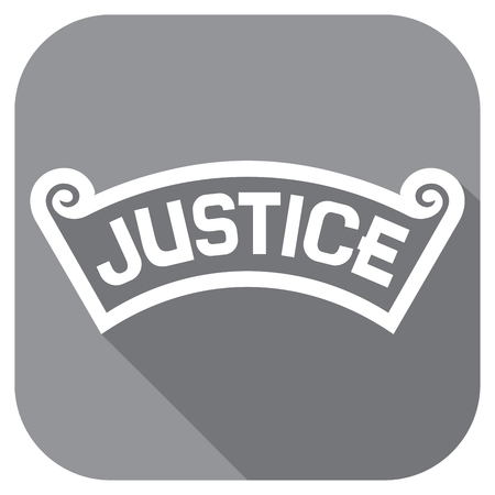justice concept flat iconのイラスト素材