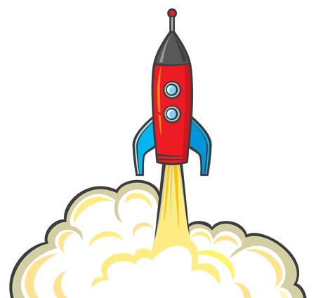 space rocket - startup conceptのイラスト素材