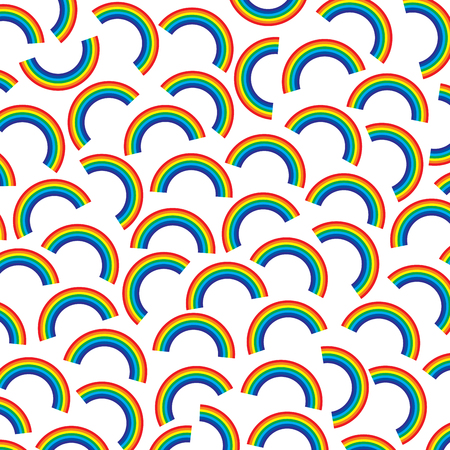 Seamless pattern of rainbow designのイラスト素材