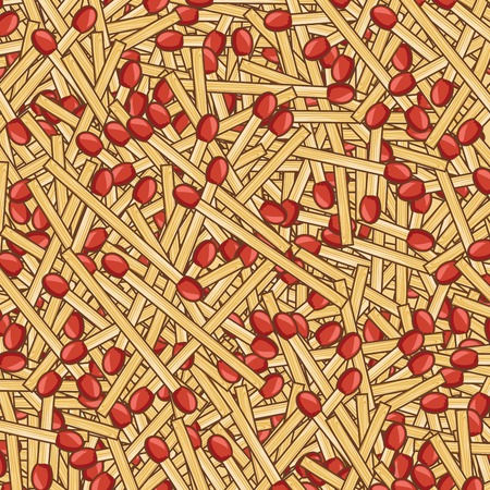 background pattern with matchesのイラスト素材