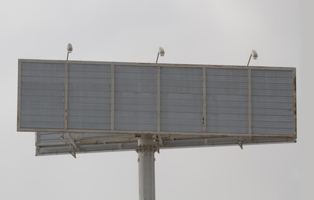 Image of a unused billboard の写真素材