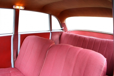 retro car interiorの写真素材