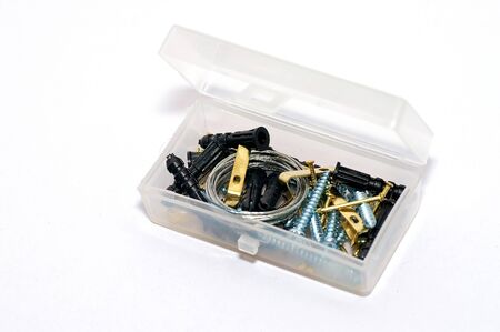 A small box for keep a nail and screw